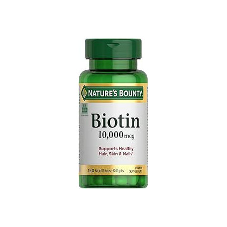 Nature Bounty, Biotin, 10,000 mcg, 120 Rapid Release Softgels Sold by ROYALISTA.RON (UAE)